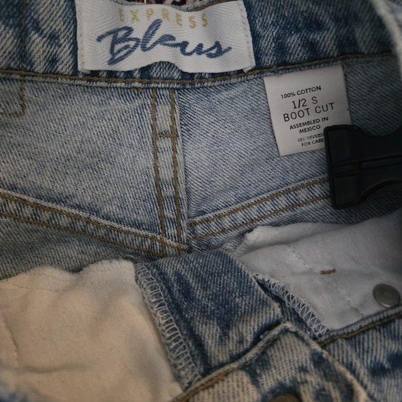 Vintage Express Bleus Classic Blue Boot Cut Jeans Size 1/2 - Picture 3 of 7